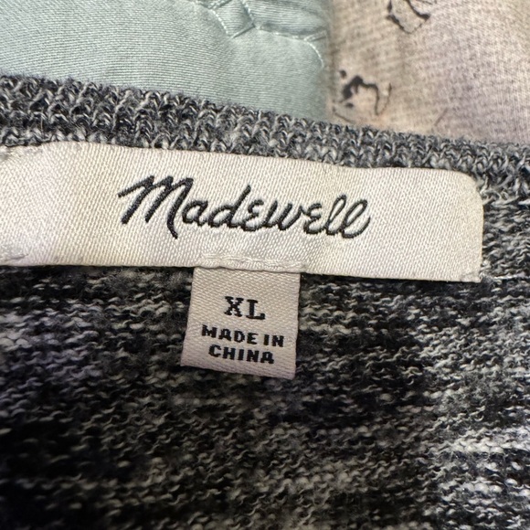 Madewell Marled Gray Open-Front Cardigan Sweater EUC - Picture 6 of 7
